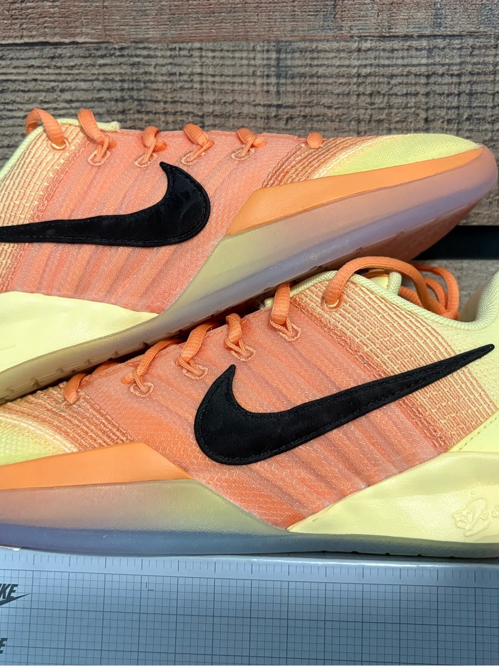 Nike Sabrina 3s. Sunset color Sneakers with Black Swoosh